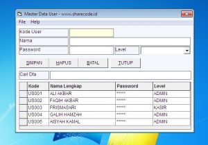 Aplikasi Penjualan Dengan Visual Basic 6