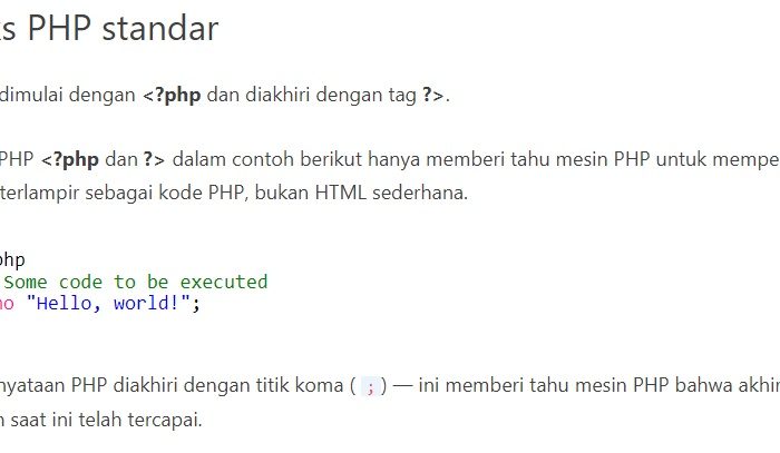 PHP Syntax