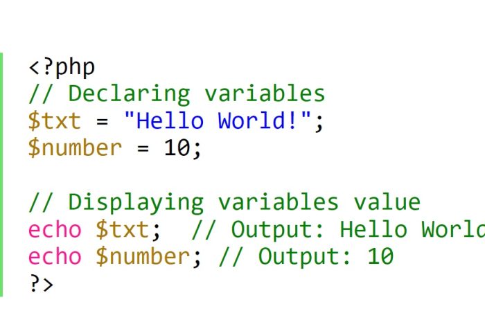 PHP Variables