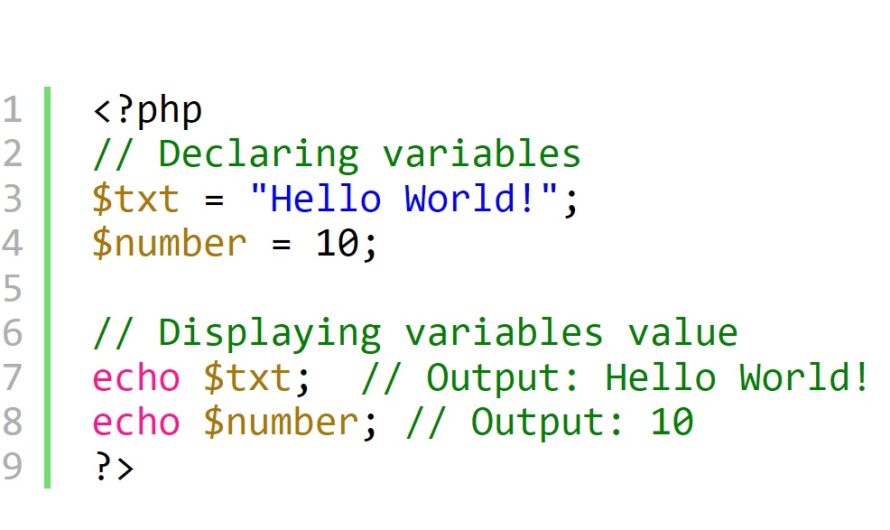 PHP Variabel: Cara Menyimpan Data di PHP