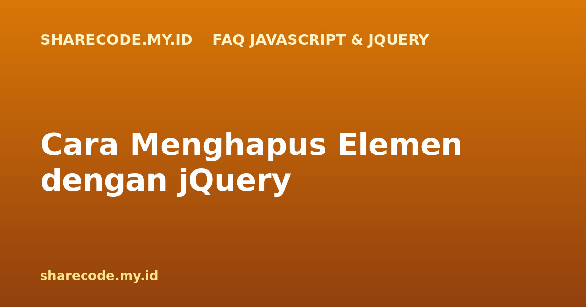 jq-faq-remove
