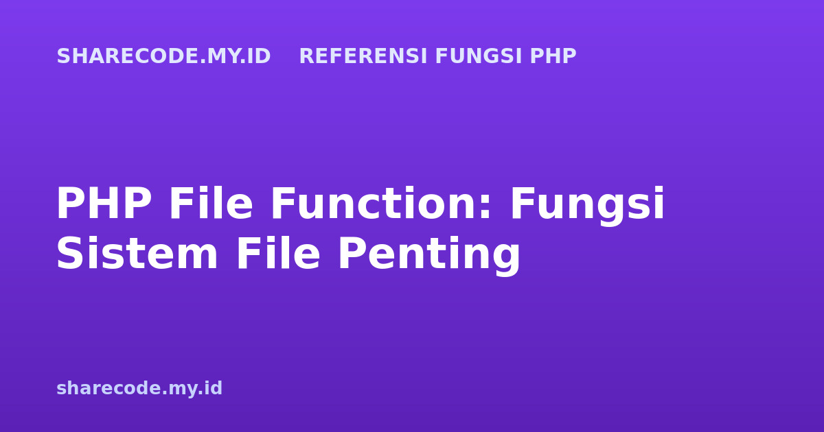 php-file-functions