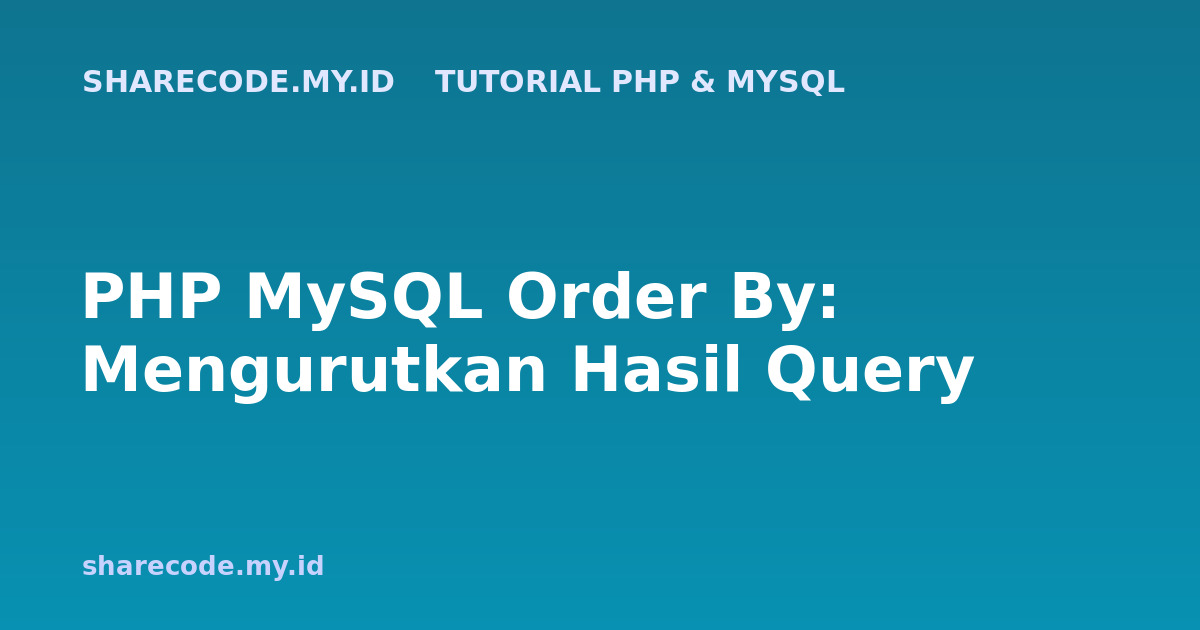 php-mysql-order-by